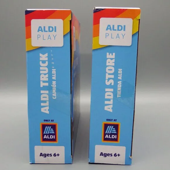 NIB Aldi Store Building and Freight Truck Set 212 Building Blocks Each Bee Happy - Picture 6 of 9